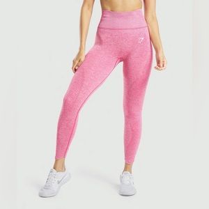 Gymshark vital rise seamless leggings - pink marl